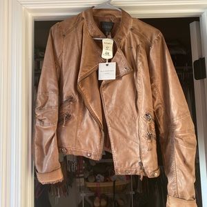Carmel leather jacket